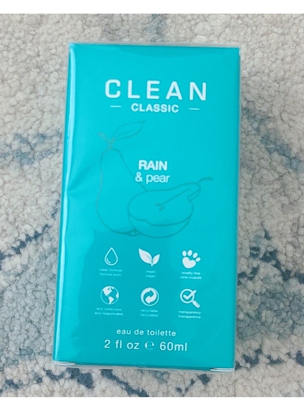Clean Classic Rain & Pear EDT 60 ml NEW